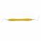 Condensador Doble Plugger, mod. 1855 (amarillo) 1 mm + 1 mm Masters
