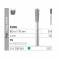 Fresas Diamante FG 227C Pera Larga Redonda, Grueso, Verde 830RL-018 L5 Caja 6u Intensiv