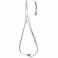 Instrumento para Ligaduras Portaagujas Punta Fina Curvada (Lingual) 14 cm Carl Martin